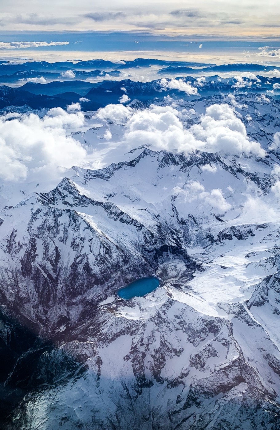 The Alps from above