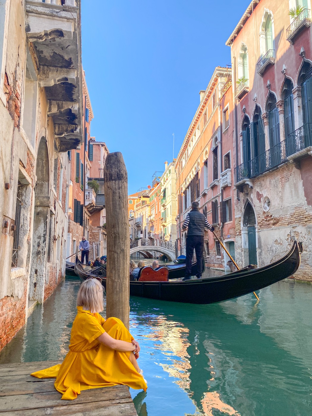 Venice — canal and gondola