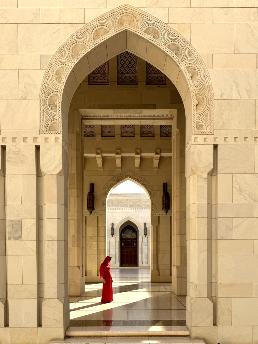 Sultan Qaboos Grand Mosque in Muscat